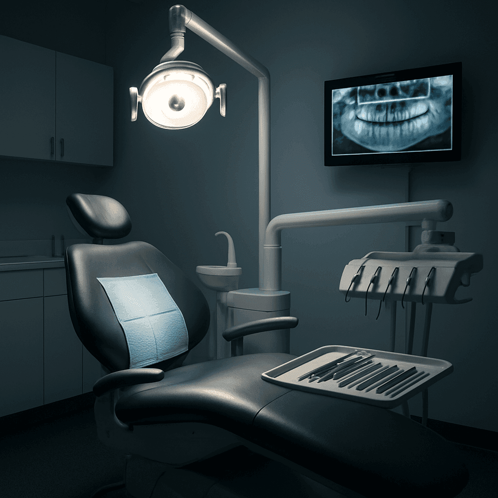 A dentist welcoming an urgent same-day patient