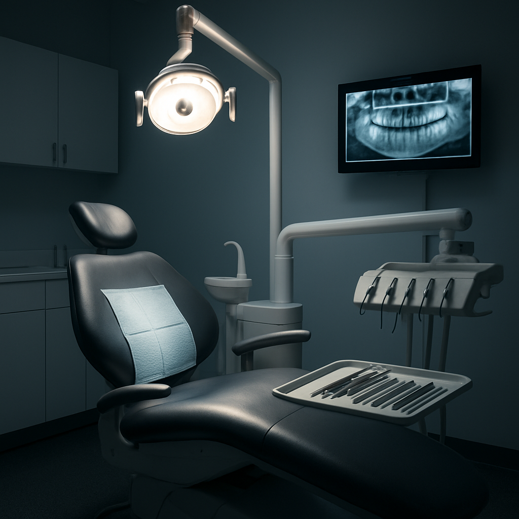 A dentist welcoming an urgent same-day patient